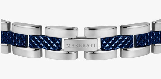 Gourmette maserati acier inoxydable