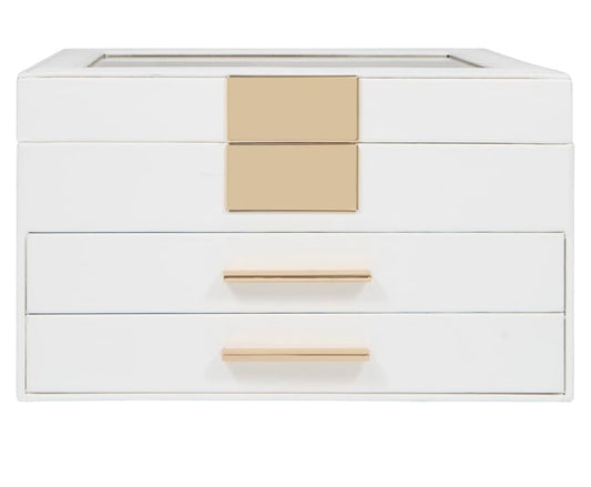 Boîte à bijoux plus 2 emplacements à montre