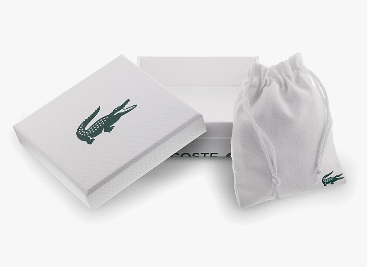 Gourmette Lacoste en acier inoxydable