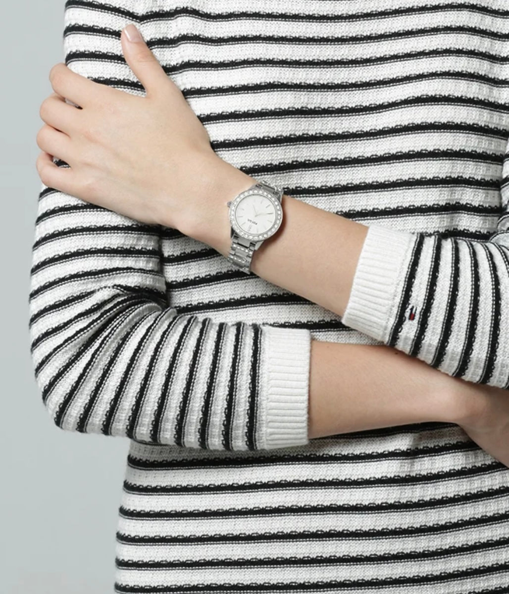 Montre argent fossil