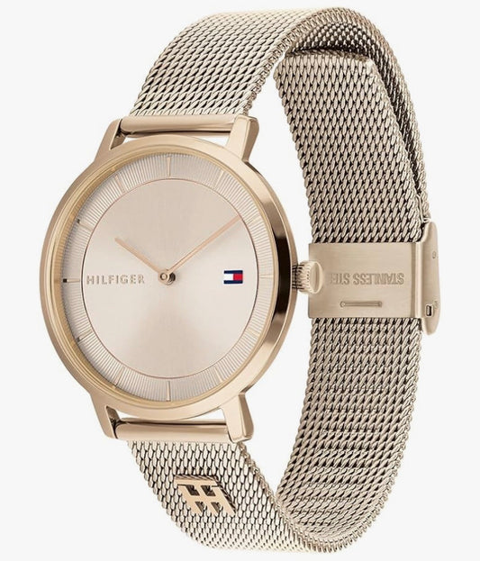 Montre tommy hilfiger /or/or rose