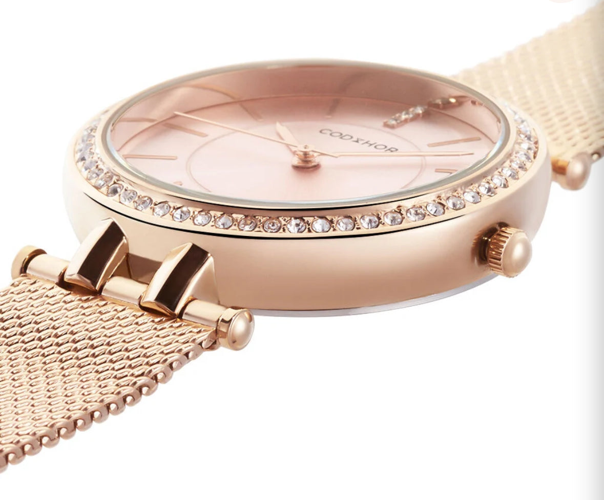 Montre or rose