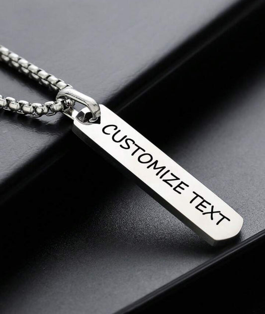 Collier personnalisé argent