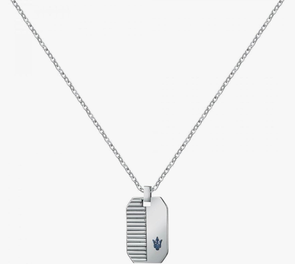 Collier acier maserati