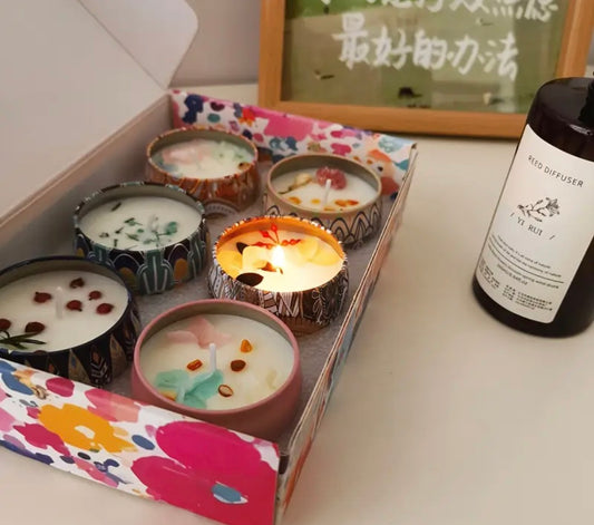 Bougie fait main  box de 6