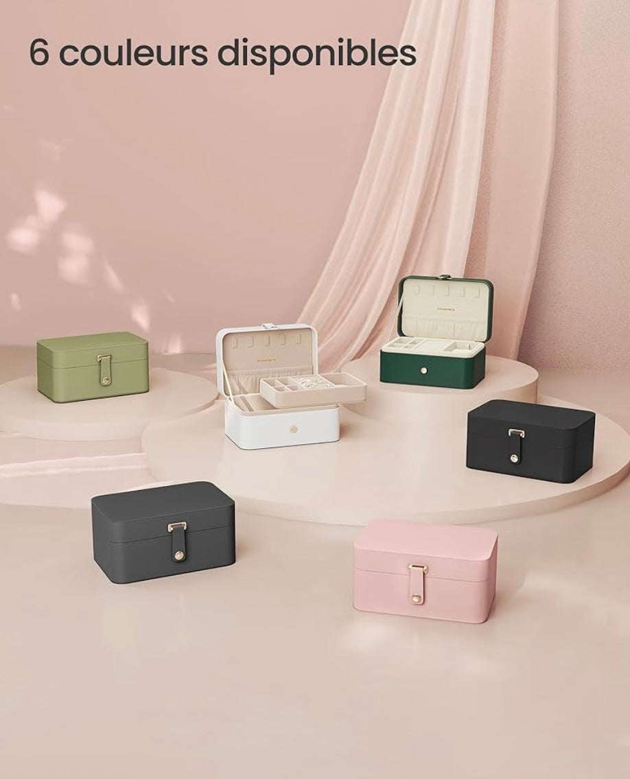 Boîte à bijoux blanche