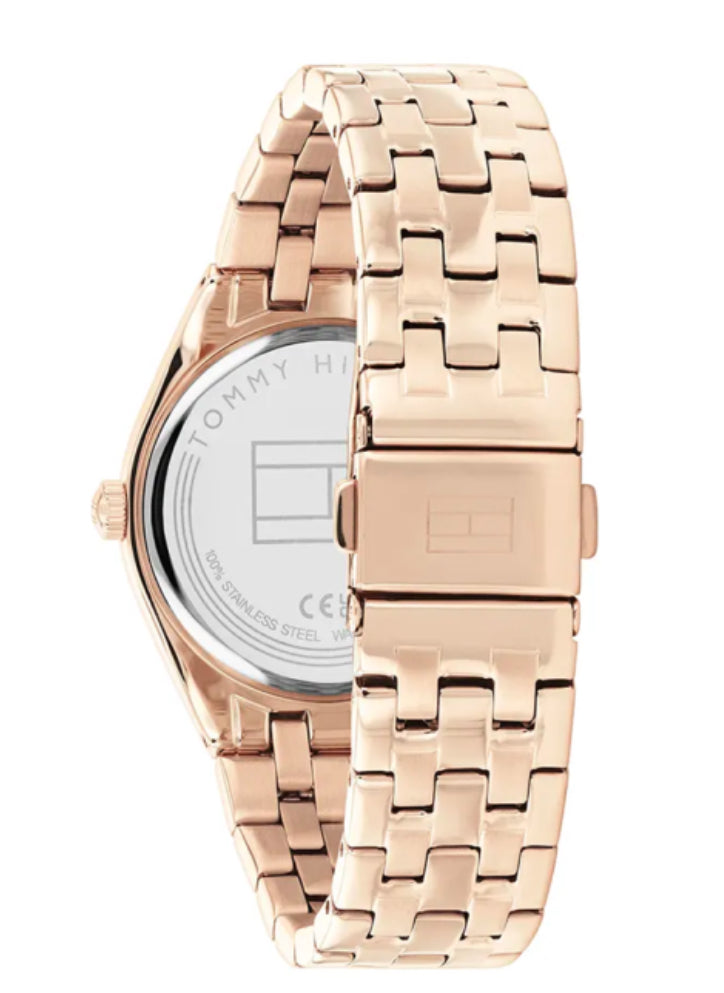 Montre tommy hilfiger or rose