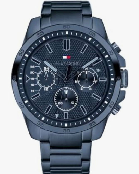 Montre tommy hilfiger bleu
