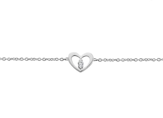 Bracelet femme cœur