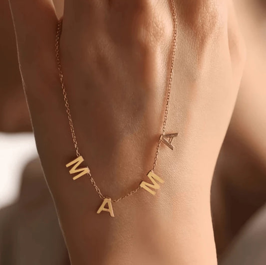 Collier prénom personnalisé de 1 a 9 caractères