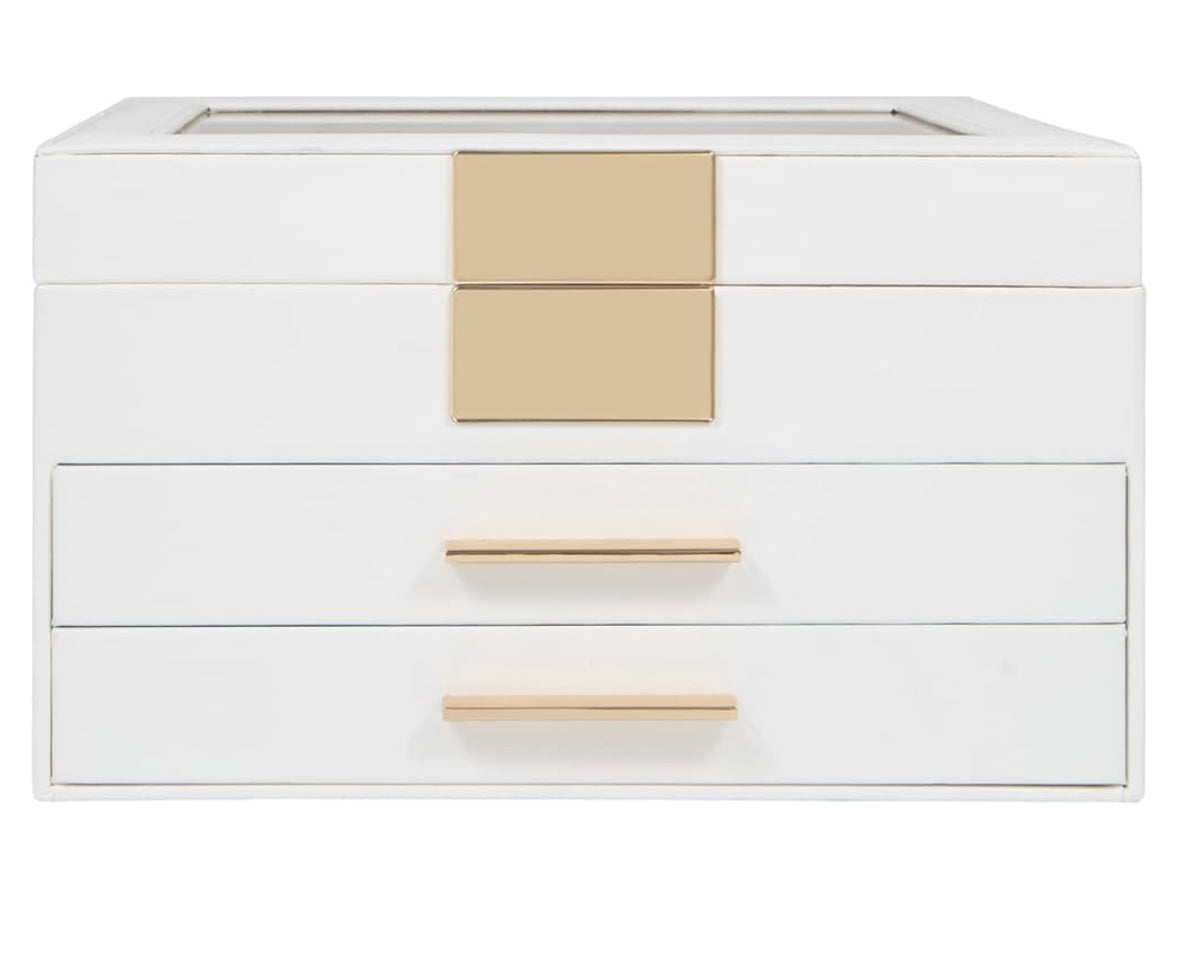 Boîte à bijoux plus 2 emplacements à montre