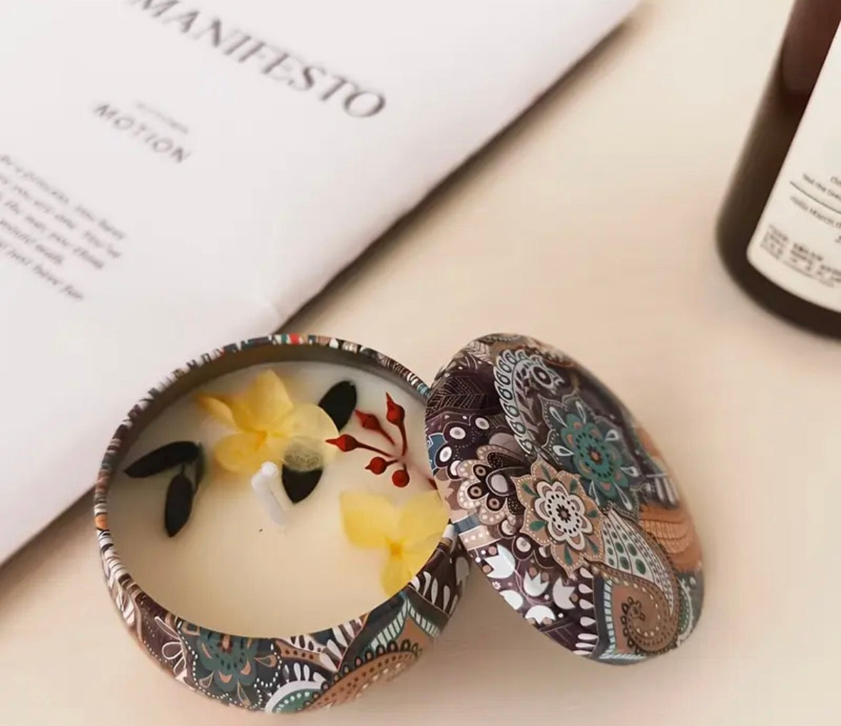 Bougie fait main  box de 6