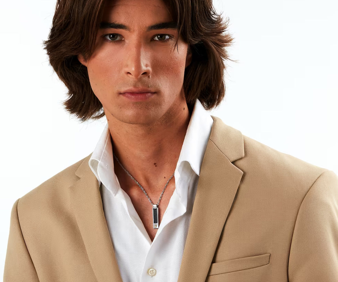 Collier maserati acier inoxydable