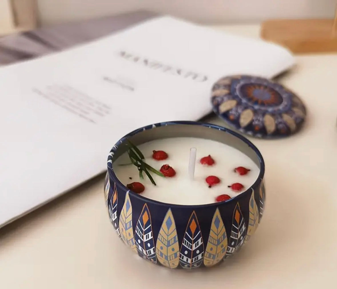 Bougie fait main  box de 6