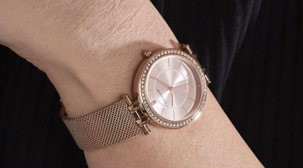 Montre or rose