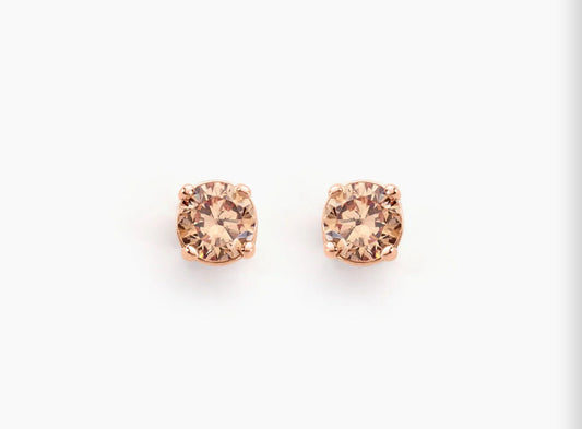 Boucle d’oreille or rose