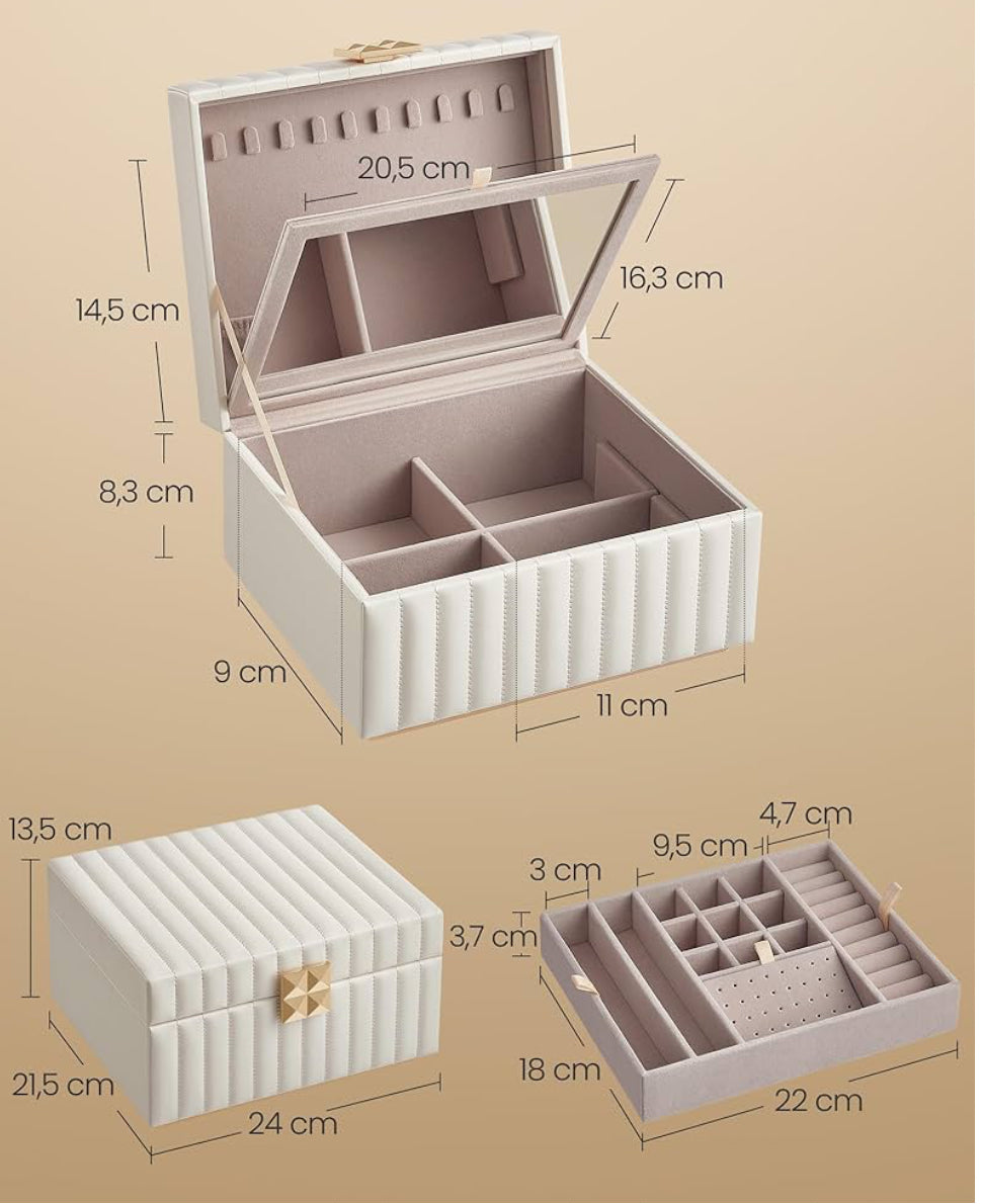 Boîte à rangement de bijoux