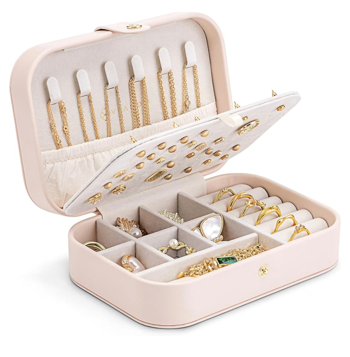 Boîte à bijoux rose