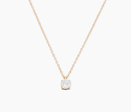 Colier or  et diamants blanc