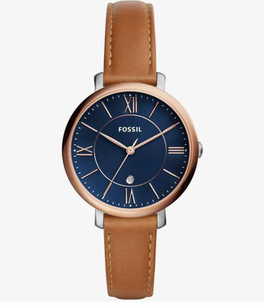 Montre fossil or rose