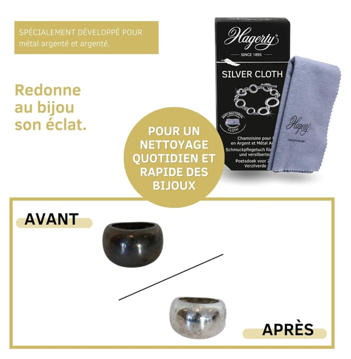 Nettoyant argent et argent plaqué