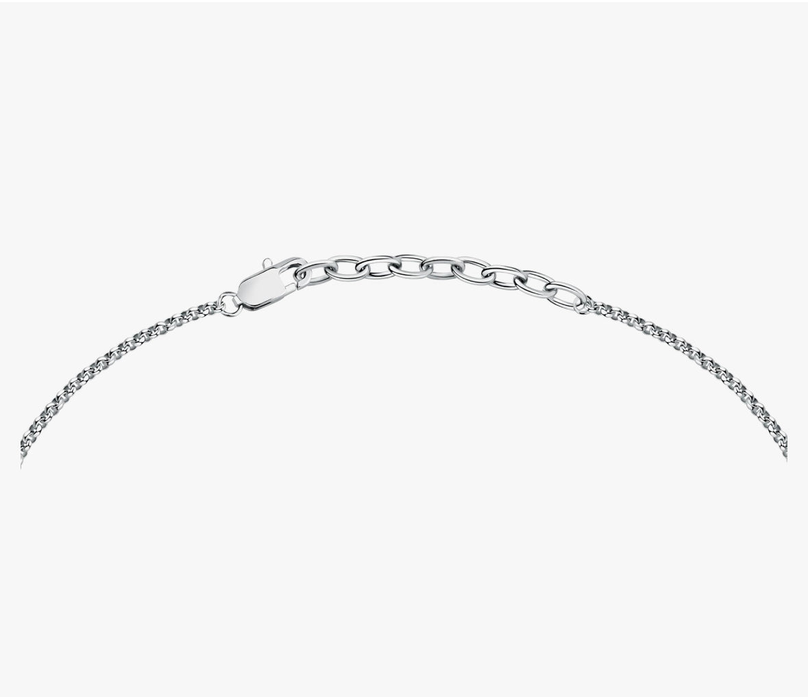 Collier argent maserati