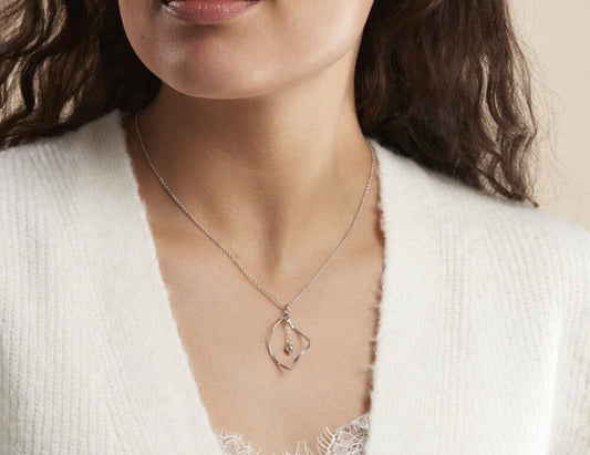 Collier argent femme