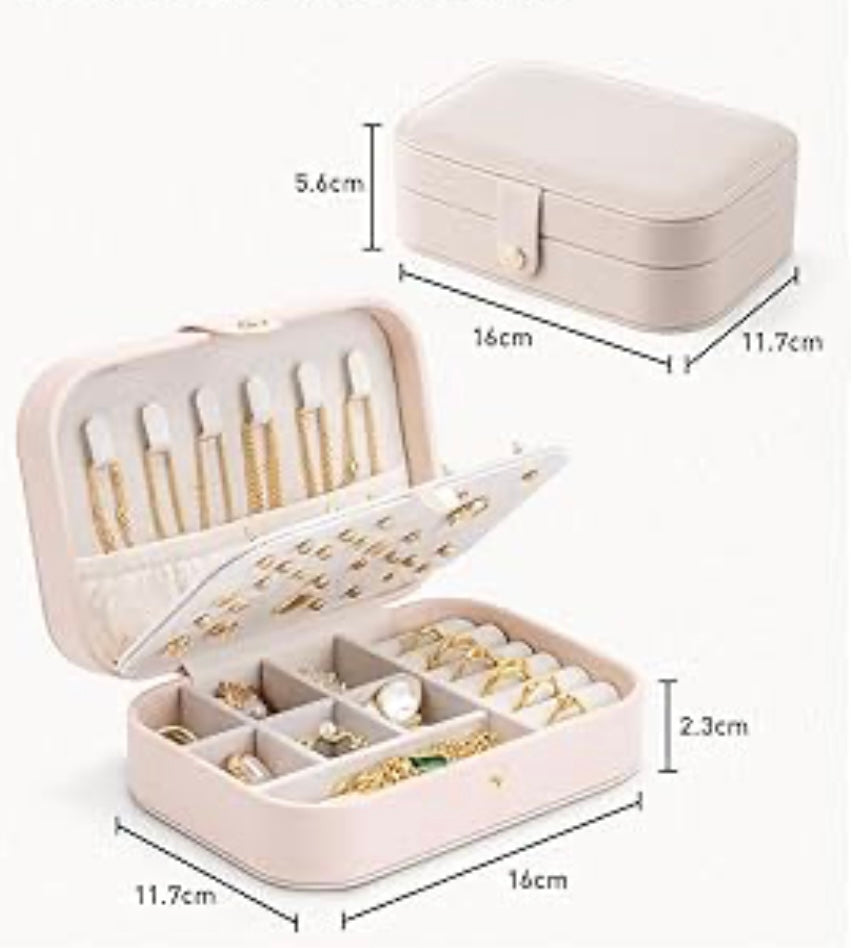 Boîte à bijoux rose