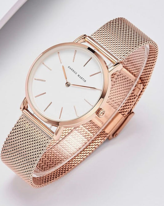 Montre femme or rose