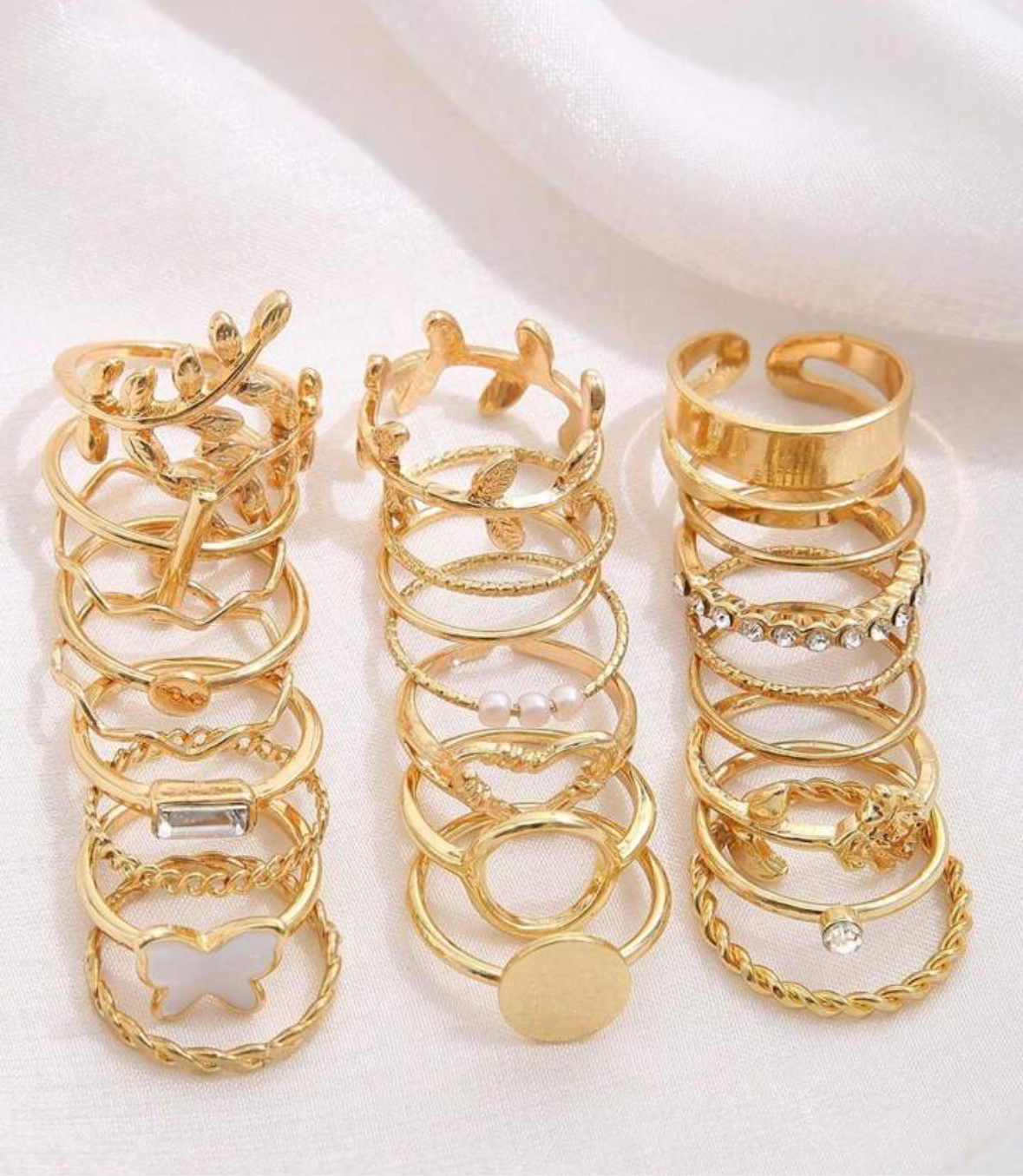 Bague or femme sans étui