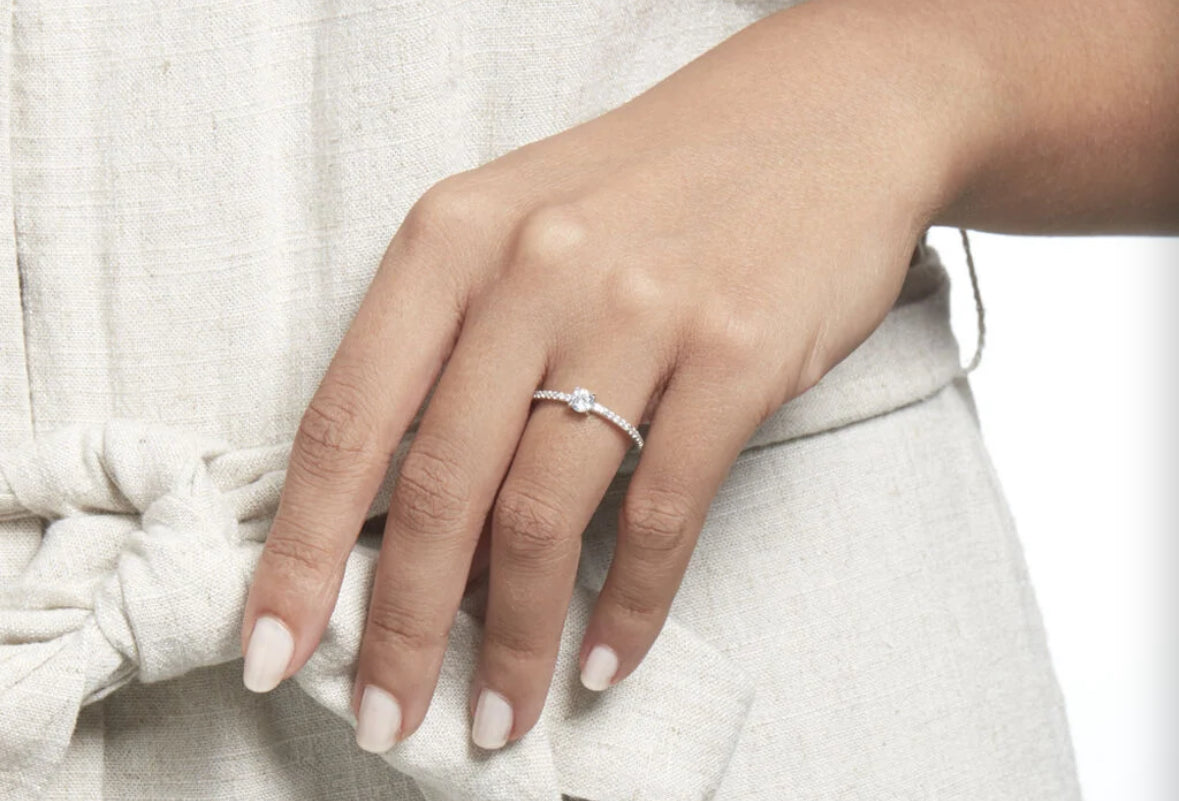 Alliance argent blanc