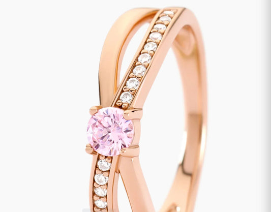 Bague or rose