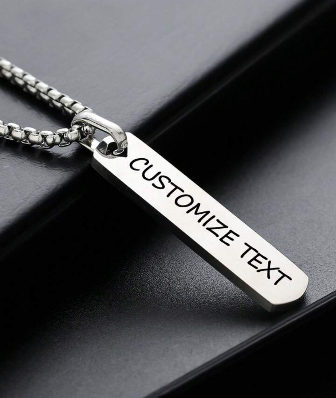 Collier personnalisé argent