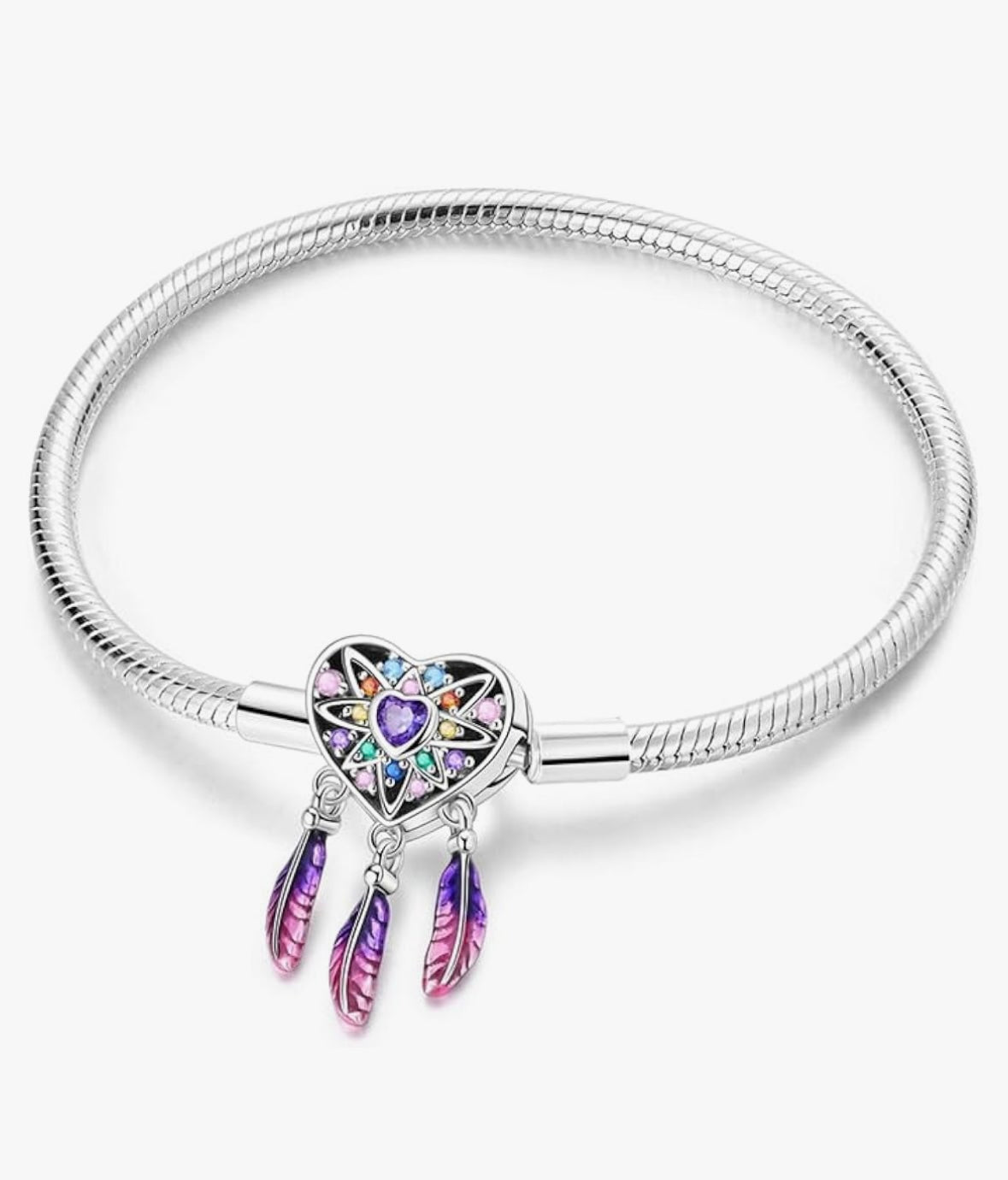 Bracelet /acier inoxydable attrape rêve