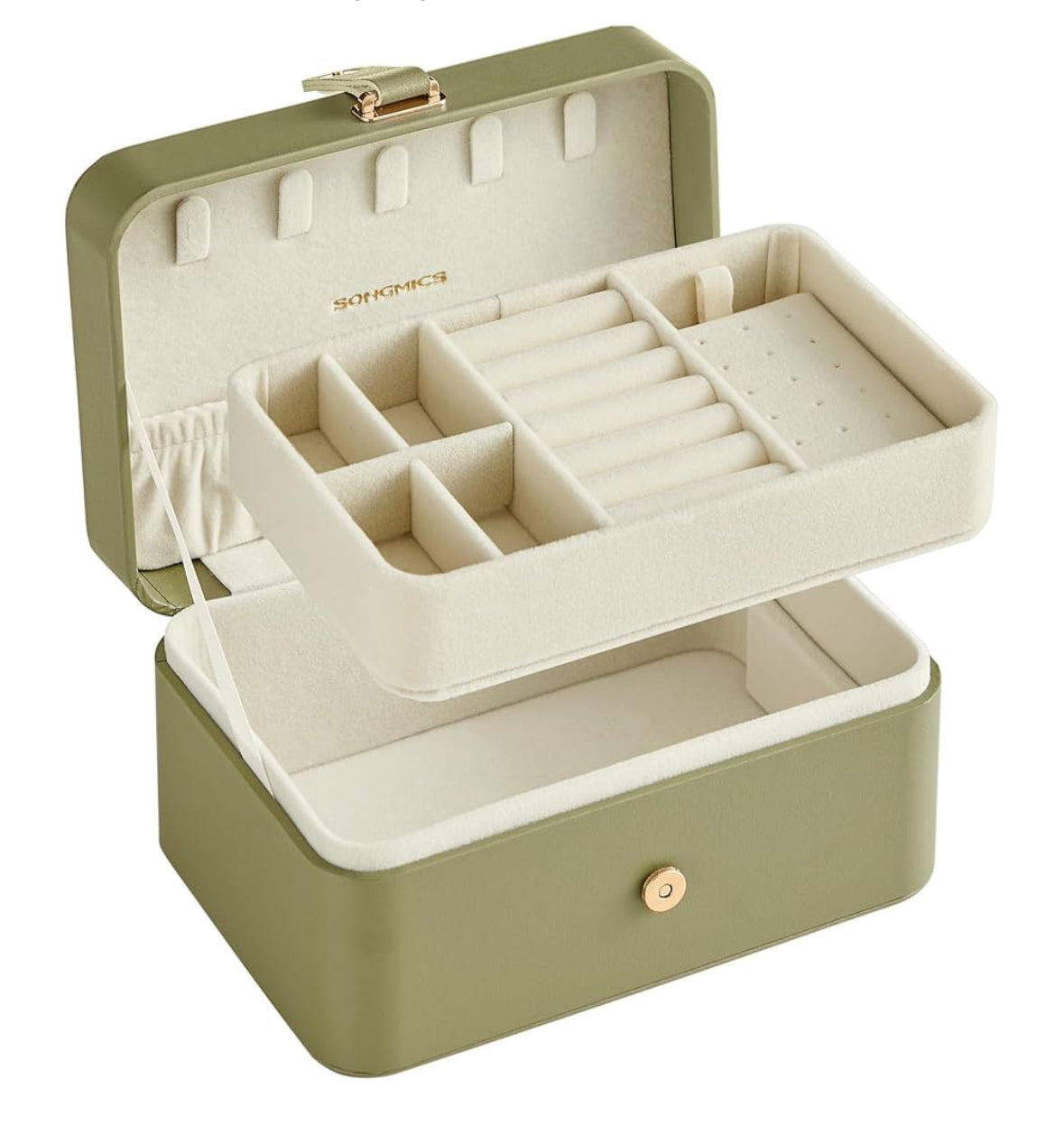 Boîte à bijoux blanche