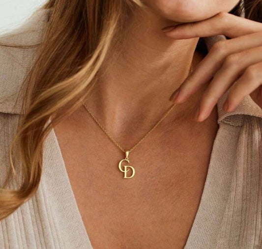 Collier initiales personnalisée
