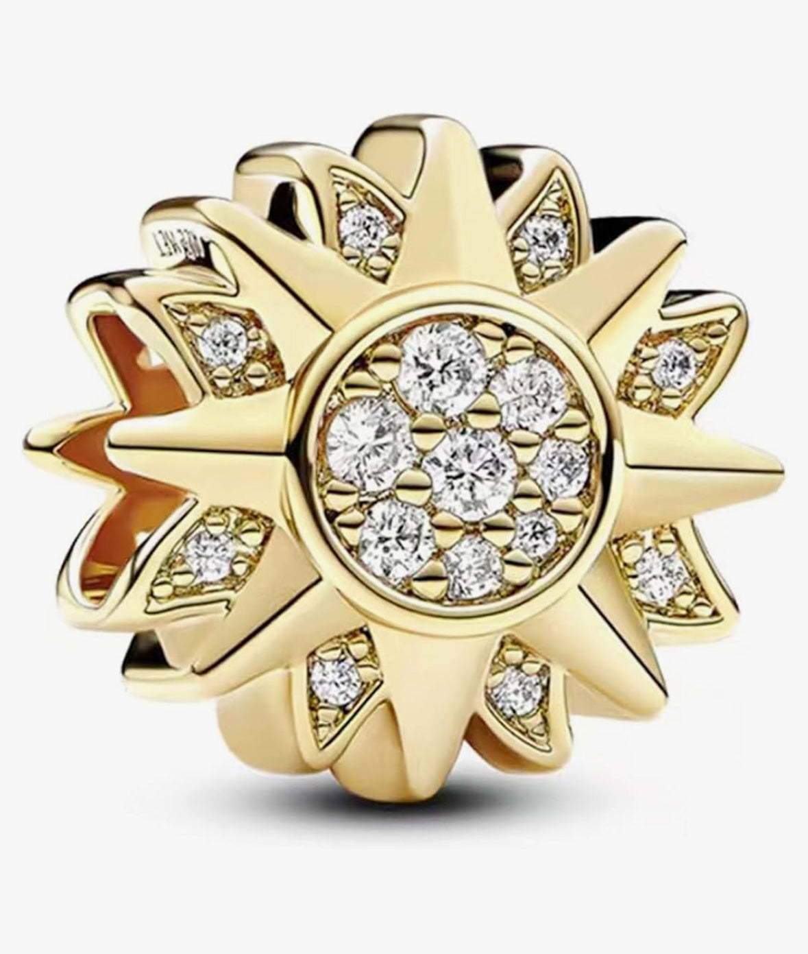 Charme étoile plaqué or